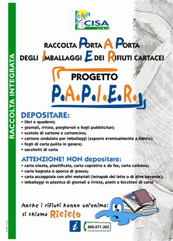 raccolta carta